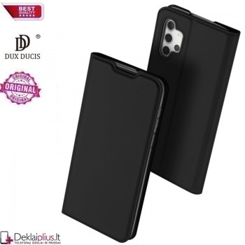 Dux Ducis dirbtinės odos atverčiamas dėklas - juodas (Samsung A32 5G) Dux Ducis dirbtinės odos atverčiamas dėklas - juodas (Samsung A32 5G)